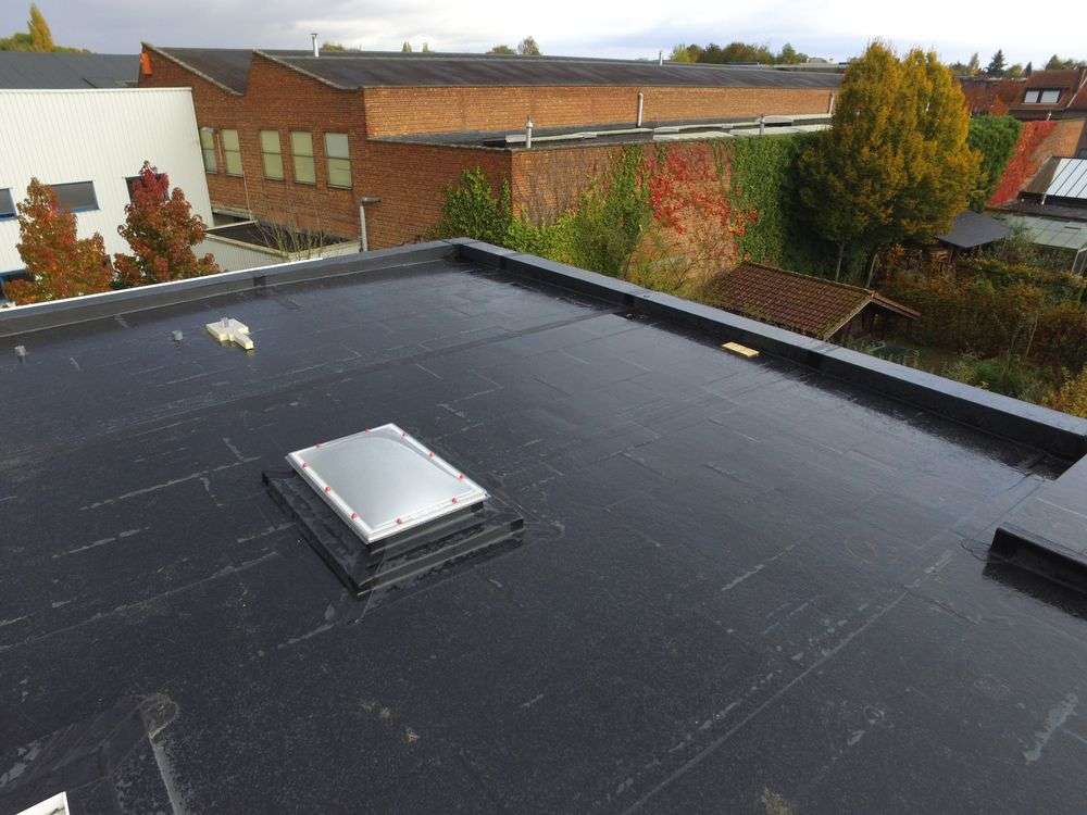 EPDM op plat dak aanbrengen in 038