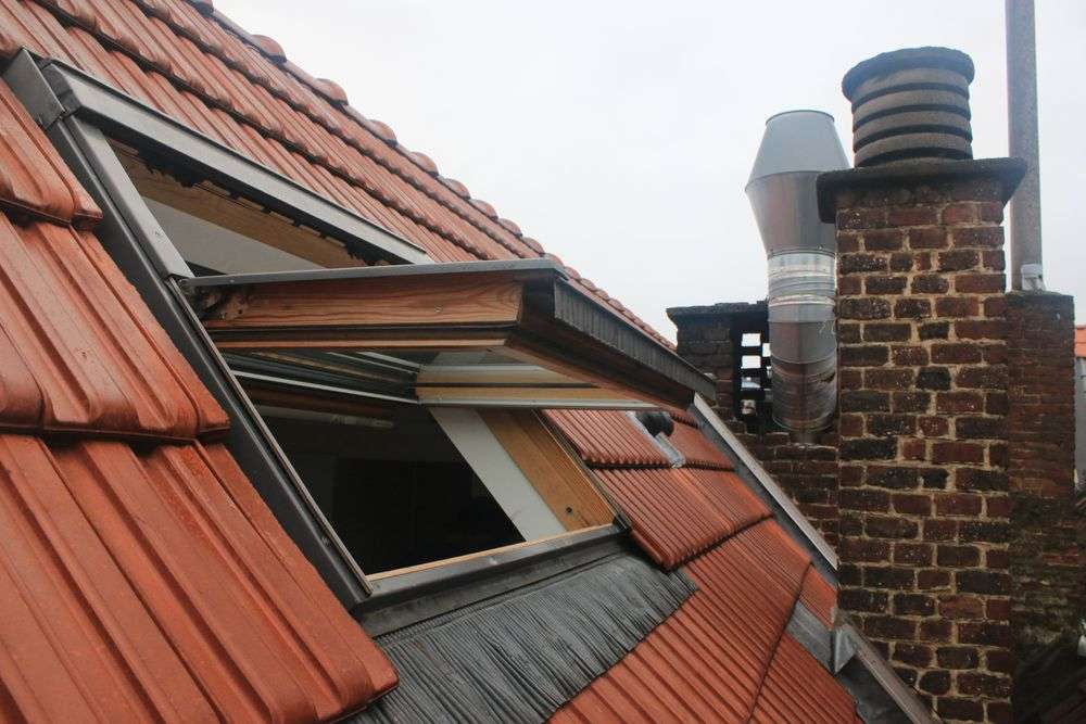 Nieuw pannendak met dakraam